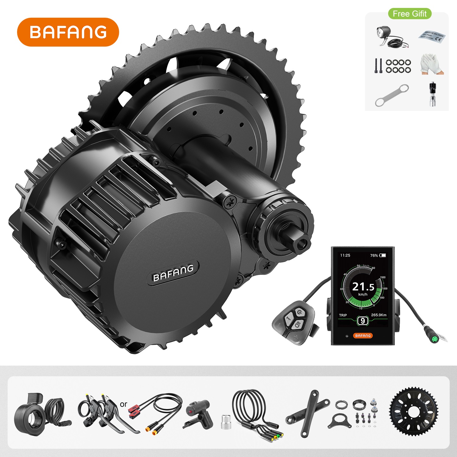 Bafang G320 48 В 52 В 1000 Вт  – обзор и цена Mid Drive Motor Kit 52V 1000W