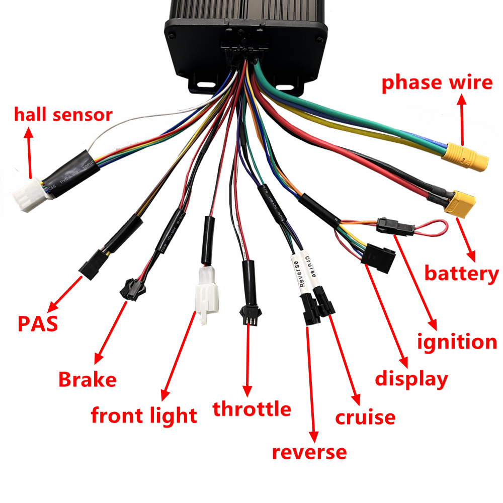 NBP 20 дюймов 48-72 В 2000 Вт  – обзор и цена 72V 5000W Hub Motor Kit