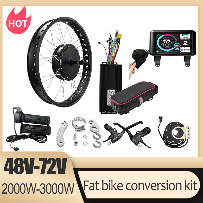 Комплект для переоборудования  – обзор и цена Ebike Conversion Kit 72V 3000W